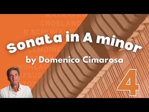 Sonata in A minor (F.55) by D. Cimarosa: Trinity Grade 4 Piano (from 2023) - 15