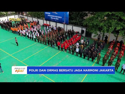 POLRES METRO JAKARTA BARAT APEL SIAGA KAMTIBMAS RANGKUL ORMAS JAGA KEAMANAN JAKARTA
