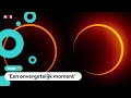 Zonsverduistering met 'ring van vuur'