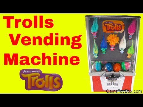 Dreamworks Trolls Blind Bags Series 2 Toy Vending Machine Surprises Fun for Kids Names Toys