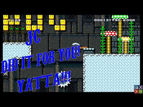 [SMM] JC Plays Kaizo Jumps: PogChamp Show-down by Oskar (WR)