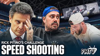 We Participate In Rick Pitino’s Shooting Drill + PMT Stops By Their BODYARMOR Billboard