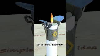 Candles blow out automatically (@Simple.ideass) #creative #shortsfeed #youtubeshorts