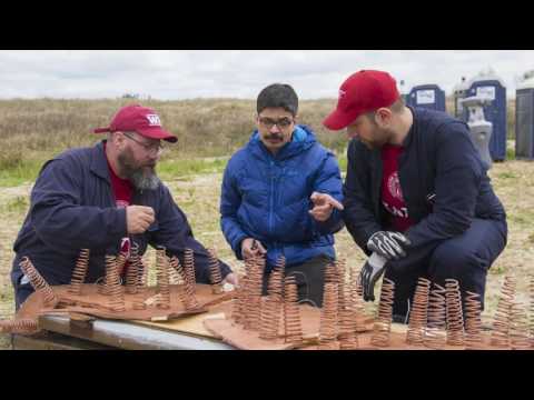 WPI Fire Protection Engineers Testing New Oil Spill Cleanup Technology