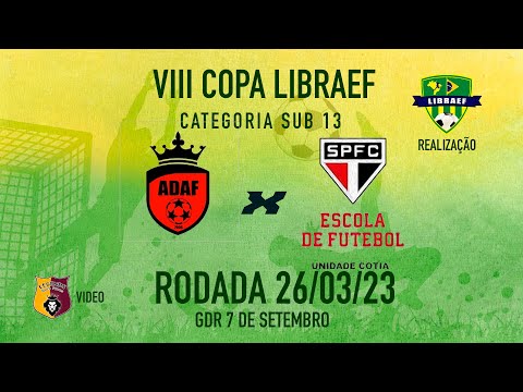 ADAF ESPORTES X SÃO PAULO COTIA - SUB 13