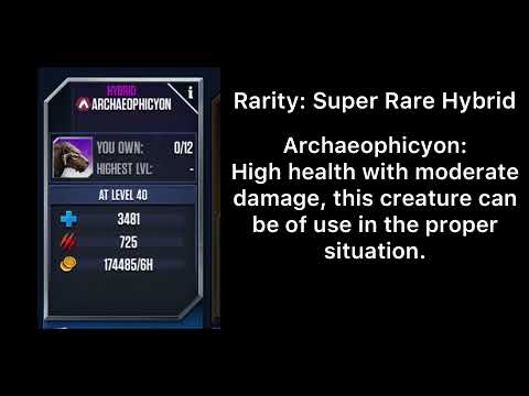 The best Cenozoic Creature of each rarity! JWTG Shorts Episode 3
