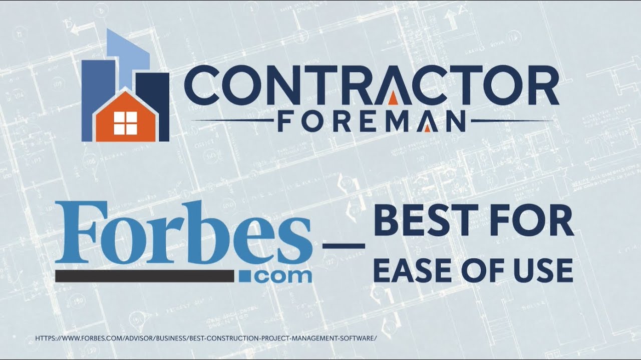 Overview of Contractor Foreman (#1 Construction Management Software)
