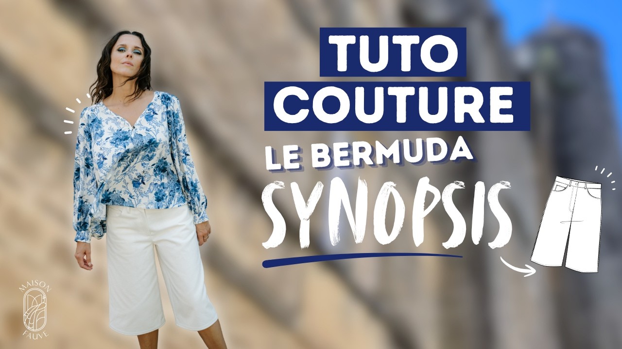 Patron couture bermuda Synopsis - Patron pochette