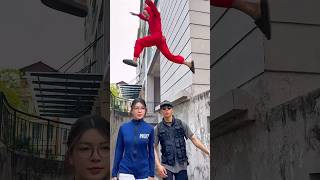 Money Heist vs Police 39 #moneyheist #parkour #police #escape #shorts #cpider98