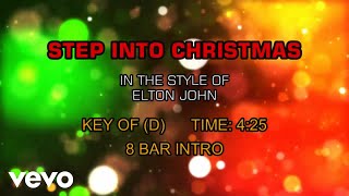 Elton John - Step Into Christmas (Karaoke)