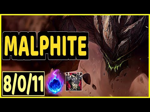 MALPHITE VS NAUTILUS - 8/0/11 KDA SUPPORT GAMEPLAY