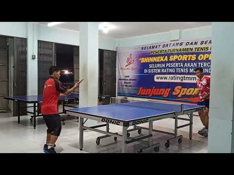 Tenis Meja Bogor - Pak Iyus Parlan (divisi 1) vs Pak Ali (divisi 3)