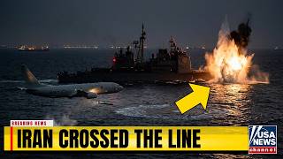 Iran Sent 14 Fast Boats Toward a U.S. Warship in the Strait of Hormuz — American Helicopters Were...