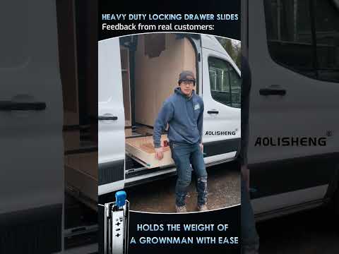 How much weight can the drawer slides carry?#drawerslide #hardware #rv #suv #woodworking