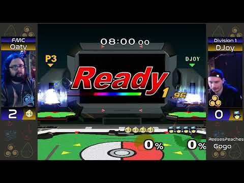 Florida Melee Circuit Season 2 Finals - Oaty (Peach) Vs DJoy (Falcon) - Division 1