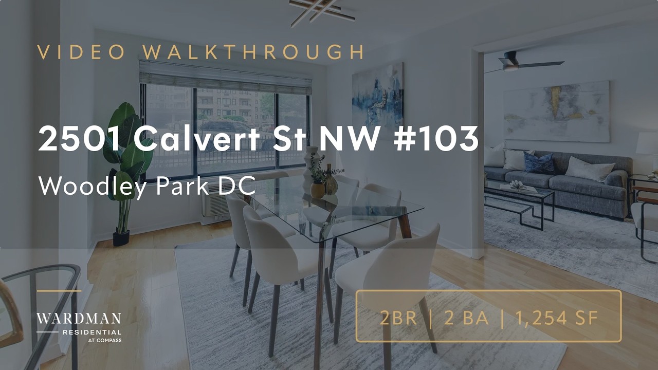 2501 Calvert St NW #103 — Shoreham North Condo Tour | Woodley Park