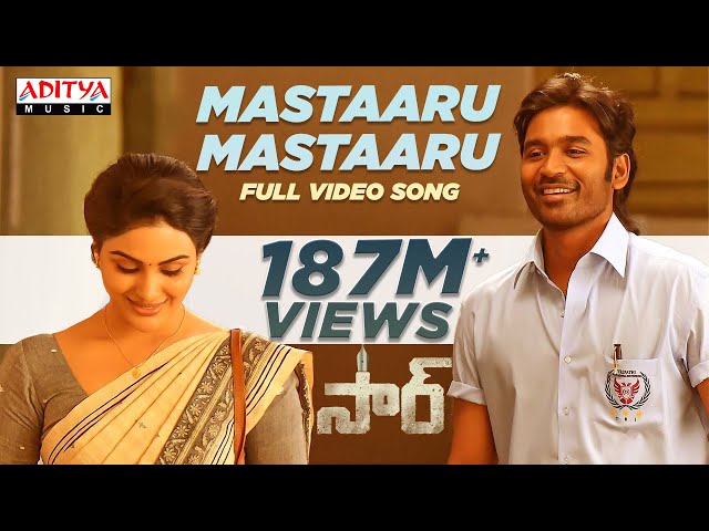 Mastaaru Mastaaru Lyrics Translation in English – SIR | Dhanush