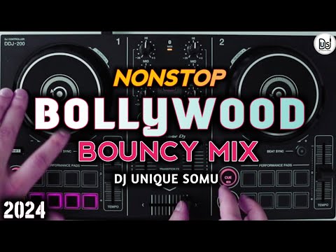 NONSTOP BOLLYWOOD BOUNCY DANCE MIX 2024| 90S BOLLYWOOD SONGS||DJ UNIQUE SOMU| #circuitmix