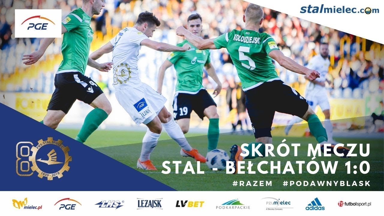 WIDEO: PGE Stal Mielec - GKS Bełchatów 1-0 [SKRÓT MECZU]