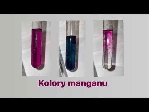 Kolory manganu- redukcja w zależności od środowiska