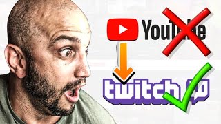 J arrête youtube pour aller sur twitch : explications 