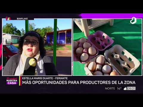 #TuCiudadNuestraCasa: feria al aire libre de productores locales en Bonpland