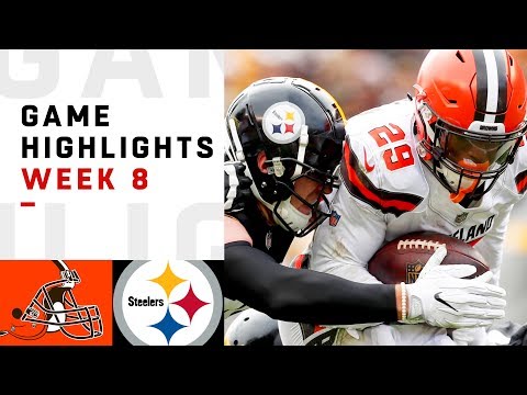 Browns vs. Steelers Week 8 Highlights | NFL 2018