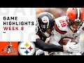 Browns vs. Steelers Week 8 Highlights | NFL 2018
