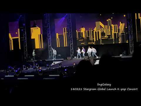 [Fancam] 180221 B1A4 Baby Goodnight @ Stargram Global Launch K-pop Concert SG