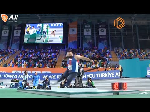 Asmir Kolašinac - 19,63m | dvoransko prvenstvo Evrope 2023 | kvalifikacije bacanja kugle