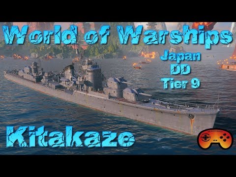 Kitakaze 😱T9 DD Preview/Gameplay in World of Warships Gameplay Deutsch/German Kitakaze