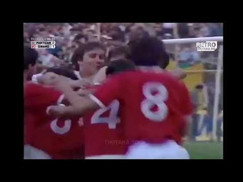 Partizan Belgrad - Dinamo 0-2 (Cupa Cupelor, 21 martie 1990)