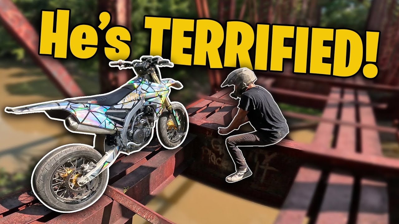 The sketchiest thing I've done with my super moto