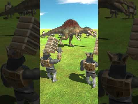 Mutant primates vs Dinosaurs - Animal Revolt Battle Simulator #short #shorts