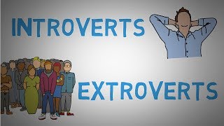 Difference Between Introverts and Extroverts - Introvert vs Extrovert Comparison (animated)