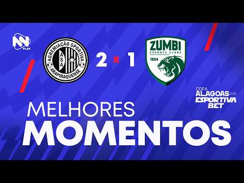 Highlights (Full) - ASA vs. Zumbi - Alagoano 2026