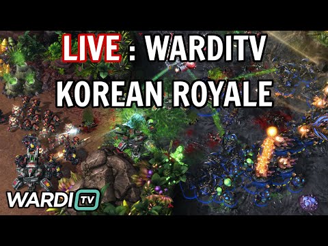 LIVE : WARDITV KOREAN ROYALE Qualifier 1 & Crank Team League Reps [StarCraft 2]