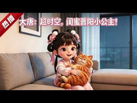 MULTI SUB《大唐：超時空，閨蜜晉陽小公主！》一面古鏡連通著現代與大唐，天真軟萌的晉陽小公主兕子意外穿越時空，來到青年蕭然家中體驗從未見過的現代好物！ #AI #漫劇 #動漫 #無盡動漫社