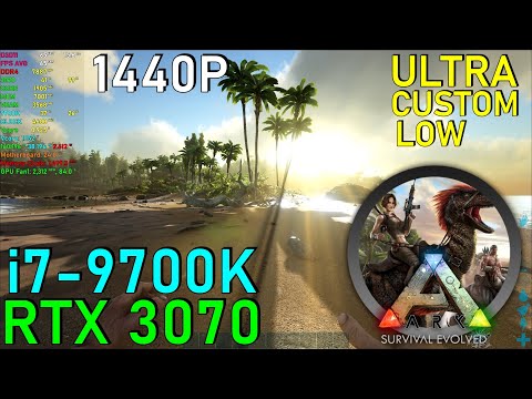 ARK: Survival Evolved RTX 3070 & 9700K - Max Settings 1440P