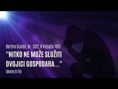 BD 5321 - 'NITKO NE MOŽE SLUŽITI DVOJICI GOSPODARA... (Mat.6:24)'