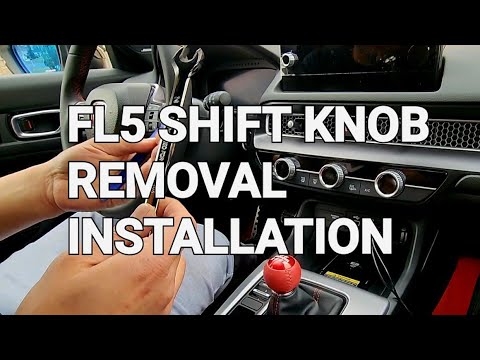 FL5 SHIFT KNOB REMOVAL AND INSTALLATION 2023 HONDA CIVIC TYPE R