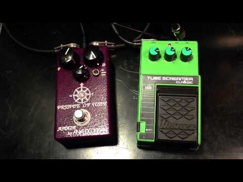 Analog Man Prince Of Tone vs Vintage Ibanez Tube Screamer TS10