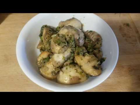 Como hacer Hongos salteados al ajo y cebolla!!