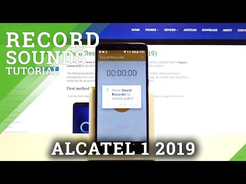 How to Record Sounds in Alcatel 1 2019 – Use Voice Recorder