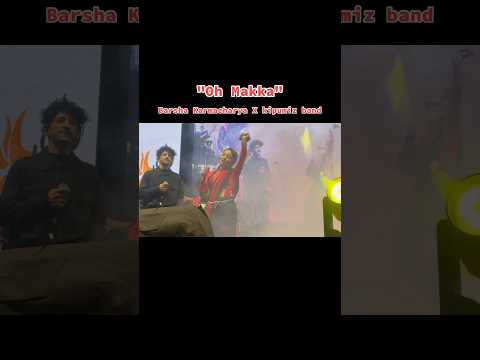 “Oh Makka” live performance at kritipur 🇳🇵 #barshakarmacharya #concert #liveperformance #nepal