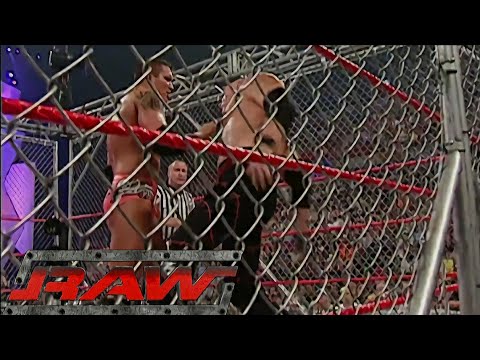 Randy Orton vs Kane Steel Cage Match RAW Sep 06,2004
