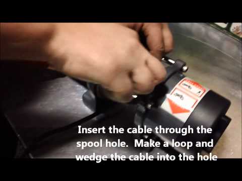 How To Install A New Cable On A Viper Winch