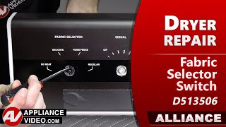 Dryer Runs Too Hot - Fabric Selector Switch Repair