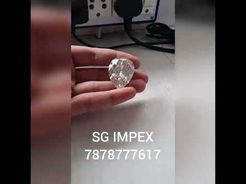 68.26ct Pear Shape Moissanite Diamond