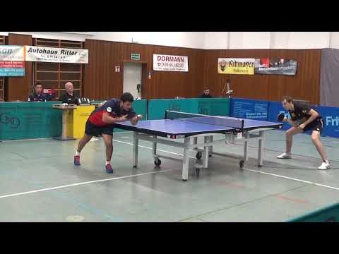 Guman vs Javier Benito Stativ 20180929 Effeltrich vs Gruenwettersbach 2  Table Tennis Germany League